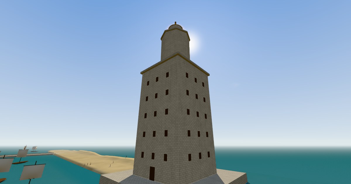 Alexandria in 35 BC, in Ancient Cities
