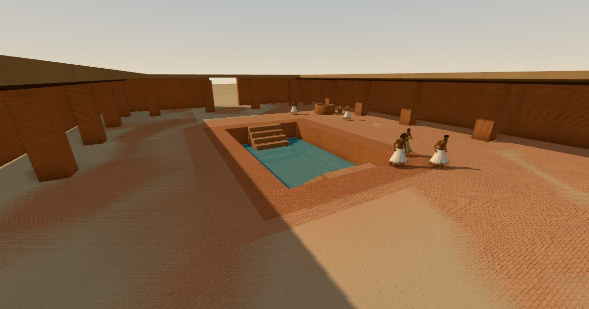 Mohenjo-daro in 2500 BC, in Ancient Cities