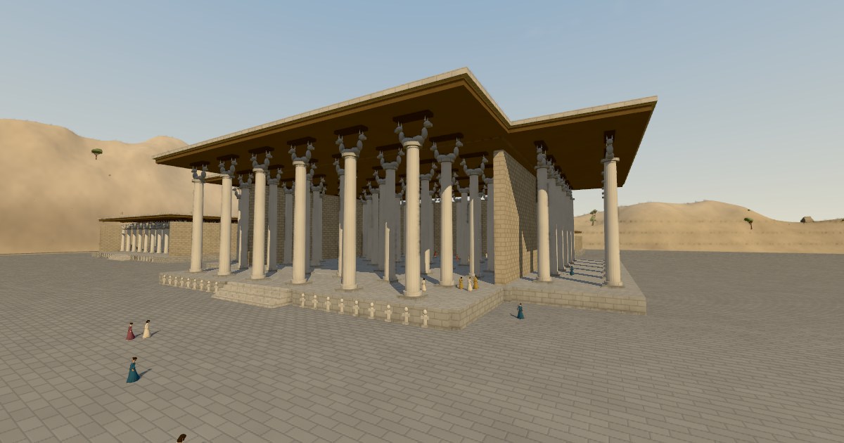 Persepolis in 450 BC, in Ancient Cities