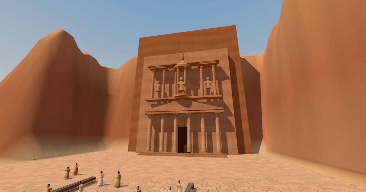 Petra in 100 AD, in Ancient Cities